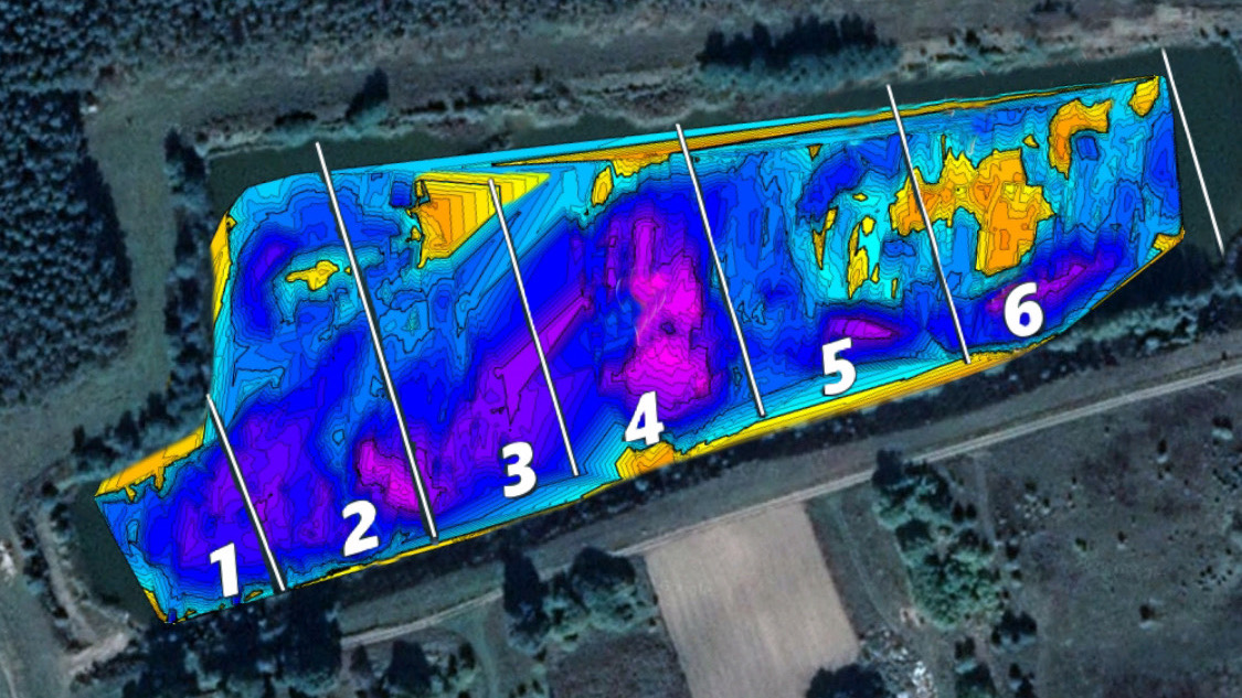 arpiowe łowisko 333 popowo mapa głębokości